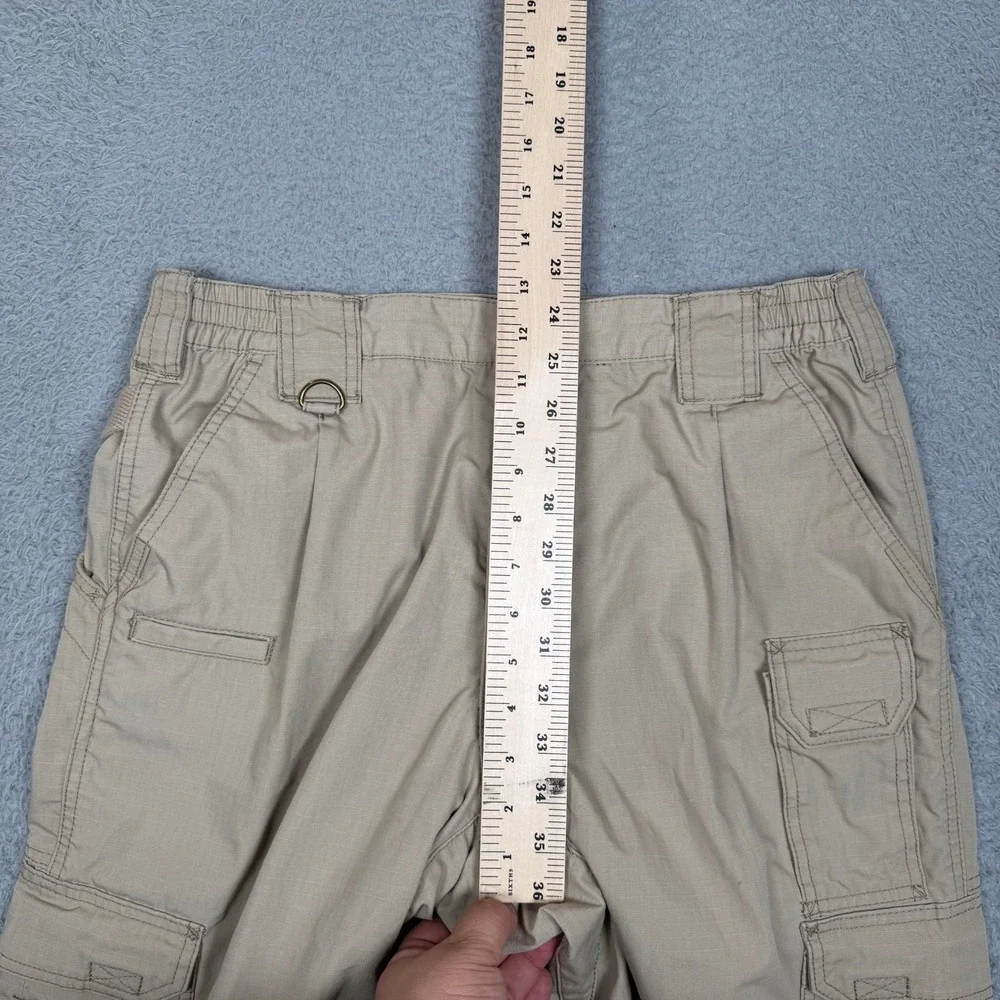 5.11 Tactical Series Mens Khaki Ripstop‎ Cargo Pants 34x32 Tan Outdoor Hiking